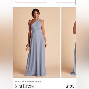 Birdie Grey Kira Dress Dusty Blue